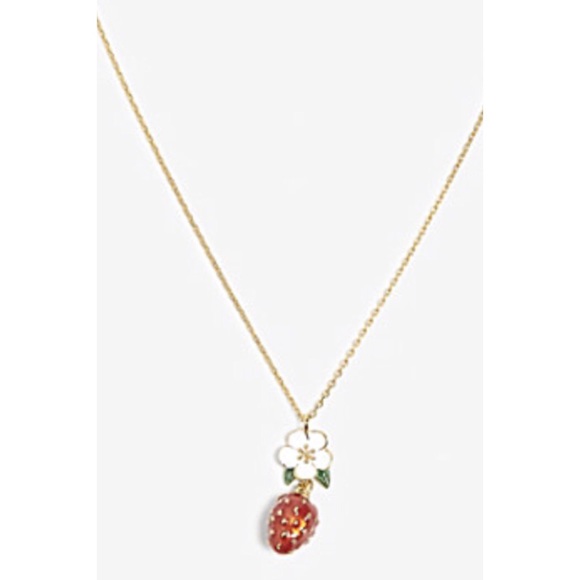 Kate Spade Perfect Picnic Strawberry Mini Pendent - Picture 3 of 5